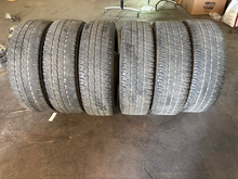 Load image into Gallery viewer, OEM '05-'26 Ford F-350 Dually 17" Used Rims 245/75R17 Michelin LTX AT2 Tires LT