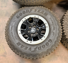 Load image into Gallery viewer, Set of 5 Sasquatch '21-'26 Ford Bronco OEM Wheels 315/70R17 Goodyear MT Tires LT