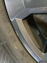 Load image into Gallery viewer, OEM '22-'26 Toyota Tundra 20" Dark Charcoal Used Rims 265/60R20 Yokohama XCV LT