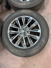 Load image into Gallery viewer, OEM '22-'26 Toyota Land Cruiser 20" Dark Charcoal Used Wheels 265/60R20 Tires LT