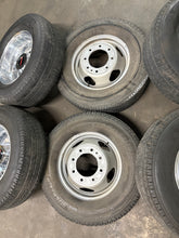 Load image into Gallery viewer, Set of 6 Used '11-'26 GMC Sierra 3500 Dually 17" Wheels 235/80R17 Michelin XC LT