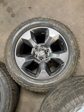 Load image into Gallery viewer, Set of 4 Used '19-'26 RAM 1500 20" OEM Wheels on 275/55R20 Falken Wildpeak AT LT