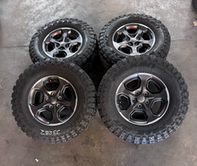 Load image into Gallery viewer, OEM '20-'26 Jeep Gladiator & Wrangler 17" Used Wheels on 285/70R17 Falken M/T LT