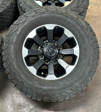 Load image into Gallery viewer, Set of 4 Used OEM '05-'26 RAM 2500 Power Wagon Wheels on 285/70R17 BFGoodrich AT