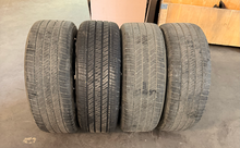 Load image into Gallery viewer, Set of Used 22" '00-'26 GMC Sierra 1500 Silver & Chrome Rims 275/50R22 Tires LT