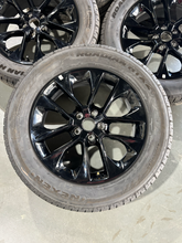 Load image into Gallery viewer, Set of 5 '07-'26 Jeep Wrangler Black 20" Wheels on 255/60R20 Nexen Roadian HTX2