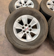 Load image into Gallery viewer, Set of 4 Used 17" '00-'26 GMC Sierra 1500 Wheels on 255/70R17 General Grabber LT