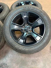 Load image into Gallery viewer, Set of Used Matte Black '19-'25 Dodge RAM 1500 Wheels on 275/55R20 Alenza H/L LT