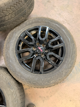 Load image into Gallery viewer, Set of Used 20" '00-'26 GMC Sierra 1500 Elevation Rims 275/60R20 Bridgestone LT
