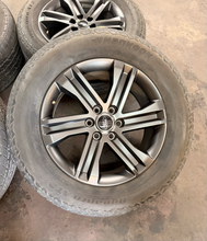 Load image into Gallery viewer, Set of Used '05-'26 Ford F-150 Dark Grey 20" Wheels 275/60R20 Hankook Dynapro LT