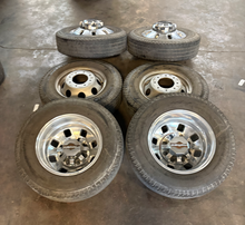 Load image into Gallery viewer, OEM '11-'26 GMC Sierra 3500 Denali Dually Used 18" Wheels 235/80R18 Michelin LT