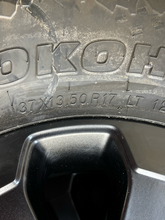 Load image into Gallery viewer, Set of 4 OEM 17" '05-'26 RAM 2500 3500 Power Wagon Rims 37/13.50R17 Yokohama XMT