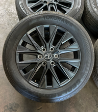 Load image into Gallery viewer, Set of Used 20" '24-'26 Lexus GX550 Black Wheels on 265/55R20 Yokohama Tires LT