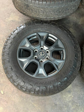 Load image into Gallery viewer, Set of 4 Used OE '24-'25 Lexus GX550 Overtrail+ Rims Toyo AT3 265/70R18 Tires LT