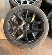 Load image into Gallery viewer, Set of 4 Used OEM 22" '19-'26 RAM 1500 Black Rims 285/45R22 Pirelli Scorpion LT