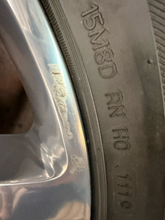 Load image into Gallery viewer, Set of 4 Used 20" '05-'26 Ford F150 Polished OEM Wheels 275/55R20 Hankook AT2 LT