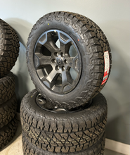Load image into Gallery viewer, Set of OEM '19-'26 RAM 1500 Big Horn Black OEM Wheels 285/55R20 Rugged ATR Tires