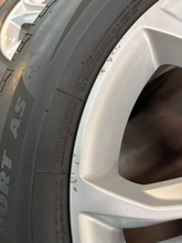 Load image into Gallery viewer, Set of 4 Used OEM 18" Silver '18-'21 BMW X3 Wheels on 225/60R18 Bridgestone H/P