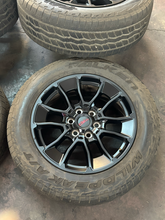 Load image into Gallery viewer, Set of 4 Used 20" OEM '22-'26 Toyota Tundra TRD Pro Wheels 265/60R20 Falken LT