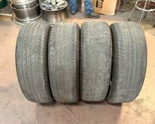 Load image into Gallery viewer, Set of Used '05-'26 Ford F150 Charcoal Machined Rims 275/60R20 Hankook Tires LT