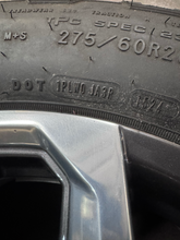 Load image into Gallery viewer, OEM '00-'26 GMC Sierra 1500 & Yukon 20" Used Wheels on 275/60R20 Goodyear A/T LT