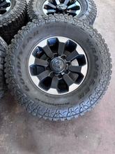 Load image into Gallery viewer, OEM '05-'26 RAM 2500 Power Wagon Used Black Polished Wheels 35/12.50R17 Tires LT