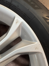 Load image into Gallery viewer, Set of 4 Used OEM 18" Silver '18-'21 BMW X3 Wheels on 225/60R18 Bridgestone H/P