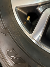 Load image into Gallery viewer, OEM '05-'26 Ford F150 18" Dark Grey Machined Used Rims 275/65R18 Goodyear HT LT