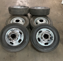 Load image into Gallery viewer, Set of Used '05-'26 Ford F-350 Dually King Ranch Wheels 245/75R17 Michelin E LT