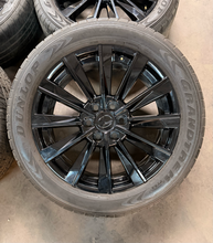 Load image into Gallery viewer, Set of 4 Used 22" '24-'26 Lexus GX550 22" Black Wheels on 265/50R22 Grandtrek LT