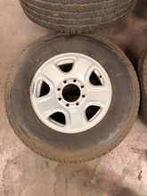 Load image into Gallery viewer, Set of 4 Used 18" '05-'26 Dodge RAM 2500 Steel Wheels 275/70R18 Firestone HT LT