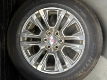 Load image into Gallery viewer, Set of Used OEM Polished '00-'25 GMC Sierra 1500 5917 Rims 275/60R20 Continental