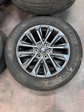 Load image into Gallery viewer, OEM '22-'26 Toyota Land Cruiser 20" Dark Charcoal Used Wheels 265/60R20 Tires LT