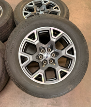 Load image into Gallery viewer, Set of Used '05-'26 Ford F150 Charcoal Machined Rims 275/60R20 Hankook Tires LT