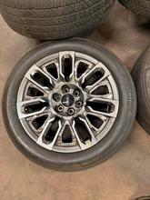Load image into Gallery viewer, Set of 4 Used 22" '00-'26 GMC Sierra 1500 Denali Wheels 275/50R22 Bridgestone LT