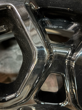 Load image into Gallery viewer, Set of Used '05-'26 Ford F150 Gloss Black Wheels 275/65R18 Goodyear AT Tires LT