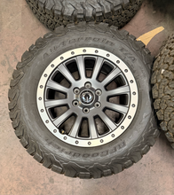 Load image into Gallery viewer, Set of 5 Lightly Used 18" INEOS Grenadier OEM Wheels 255/70R18 BFGoodrich AT LT