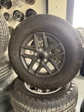 Load image into Gallery viewer, OEM '20-'26 Jeep Gladiator 17" Dark Charcoal Wheels 245/75R17 Nexen Roadian HTX2
