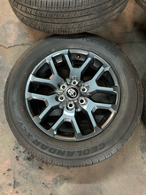 Load image into Gallery viewer, Set of 4 OEM 20" '22-'26 Toyota Tundra Charcoal Rims 265/60R20 Yokohama Tires LT