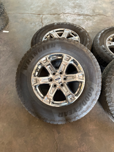Load image into Gallery viewer, OEM '05-'26 Ford F150 18" Chrome 10343 Used Rims 275/65R18 Goodyear AT Tires LT
