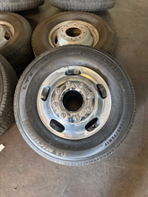Load image into Gallery viewer, OEM '05-'26 Ford F-350 Dually 17" Used Rims 245/75R17 Michelin LTX AT2 Tires LT