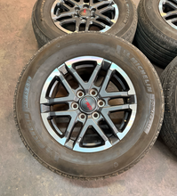 Load image into Gallery viewer, Set of 4 Used 18" '24-'26 Toyota Tacoma TRD Rims on 265/65R18 Michelin Tires LT
