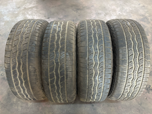 Load image into Gallery viewer, Set of 4 Used 20" OEM '22-'26 Toyota Tundra TRD Pro Wheels 265/60R20 Falken LT