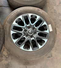 Load image into Gallery viewer, Set of Four Used OEM '20" Toyota Tundra Wheels 265/60R20 Yokohama XCV Tires LT
