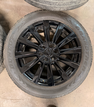 Load image into Gallery viewer, Set of 4 Used 22" '24-'26 Lexus GX550 22" Black Wheels on 265/50R22 Grandtrek LT