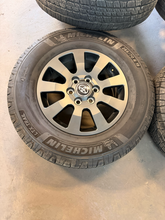 Load image into Gallery viewer, Set of Used 18" '24-'26 Toyota Land Cruiser OEM Wheels 265/70R18 Michelin LTX LT