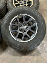 Load image into Gallery viewer, OEM '19-'26 Jeep Gladiator Wrangler 18" Used Rims 265/70R18 Ironman AT Tires LT