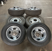 Load image into Gallery viewer, Set of Used '05-'26 Ford F-350 Dually King Ranch Wheels 245/75R17 Michelin E LT