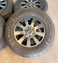 Load image into Gallery viewer, Set of Used 18" '24-'26 Toyota Land Cruiser OEM Wheels 265/70R18 Michelin LTX LT