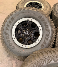 Load image into Gallery viewer, Set of 5 Sasquatch '21-'26 Ford Bronco OEM Wheels 315/70R17 Goodyear MT Tires LT